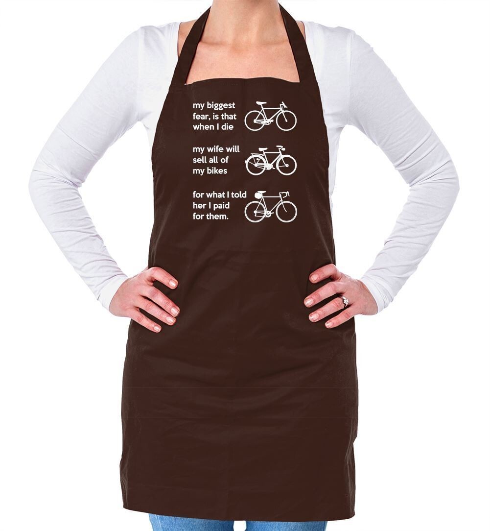 Esposa Will Vender All Of Mi Motos - Unisex Delantal Adulto - Ciclismo Moto Bici