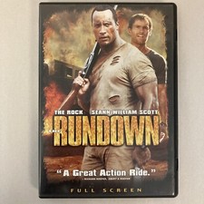 The Rundown DVD, 2004, Full Frame Edition The Rock Dwayne Johnson Action Film