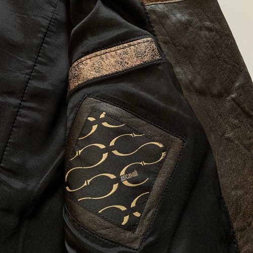 Rare Vintage Roberto Cavalli Just Cavalli Pony Hair Leather Jacket - Foto 9 di 16