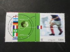 FRANCE 2002 PAIRE timbres  3483/3484, FOOTBALL COUPE DU MONDE, neufs**, MNH