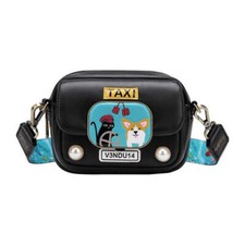 Vendula London - London Cats And Corgis Taxi Crossbody Convertible To Belt Bag