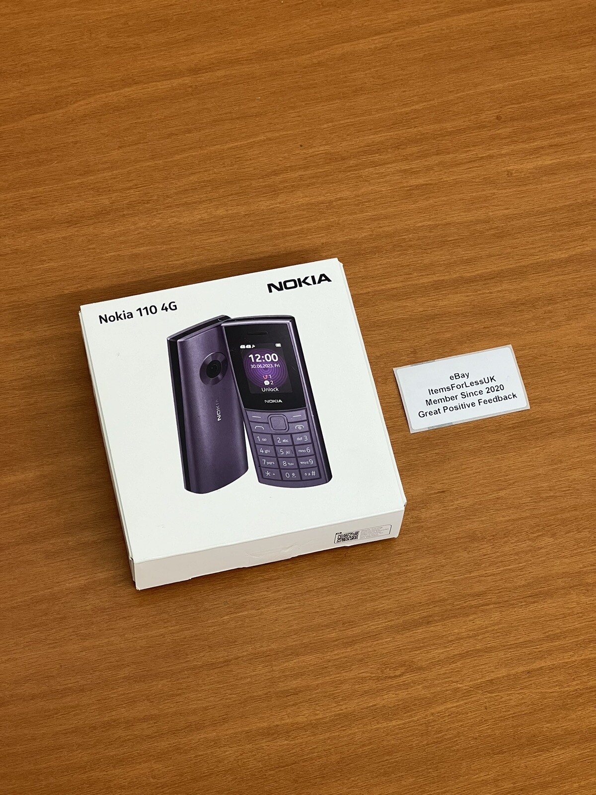 BOXED Nokia 110 4G Midnight Blue Dual Sim Unlocked Big Button Phone