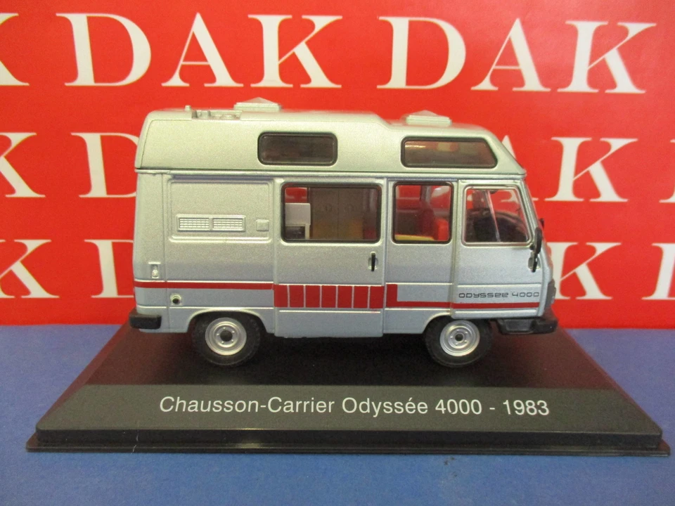 Die cast 1/43 Modellino Camper Peugeot Chausson-Carrier Odyssee 4000 1983 - Immagine 2 di 4