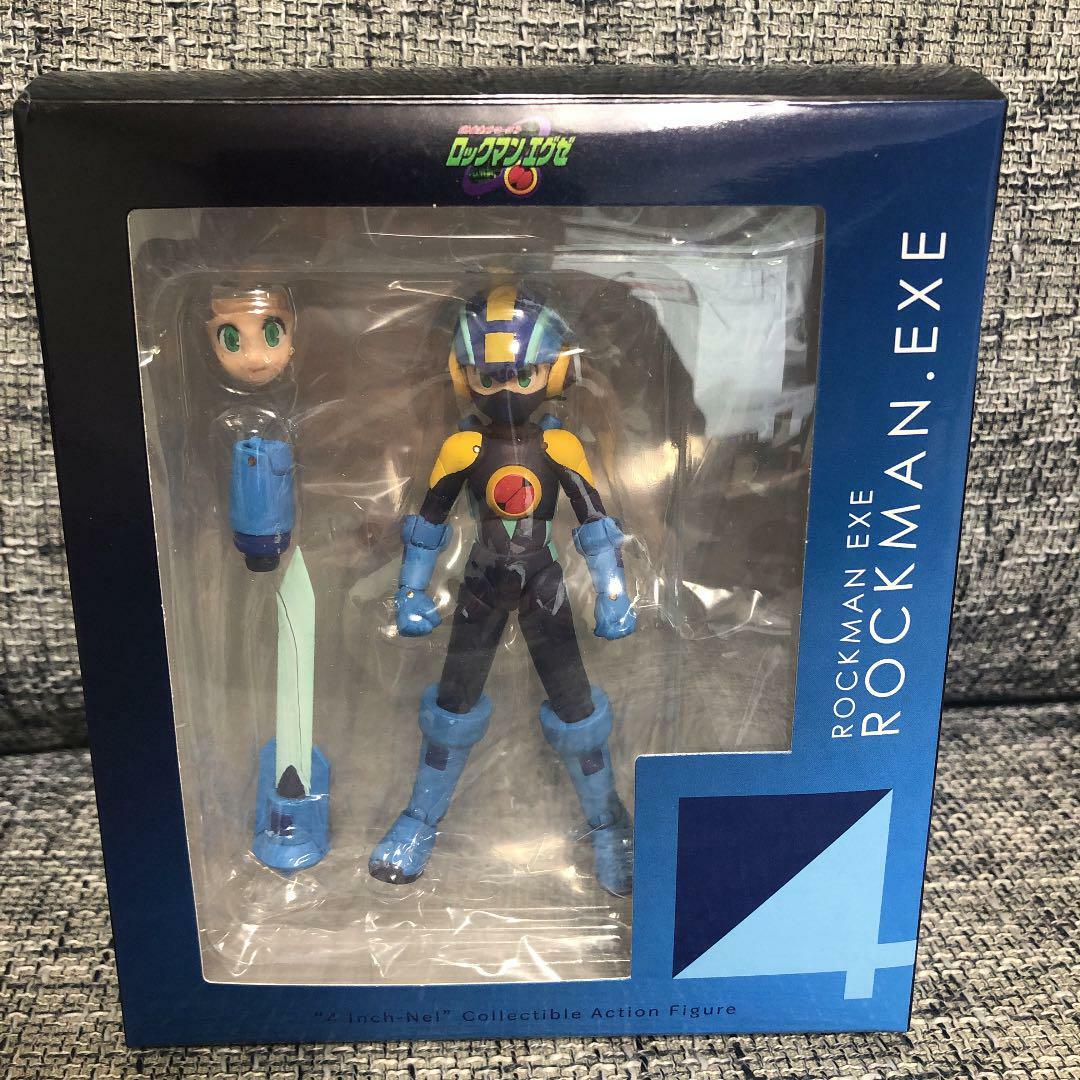 4 Inchnel Rockman Exe Action Figure Megaman Sentinel Japan Import Ebay