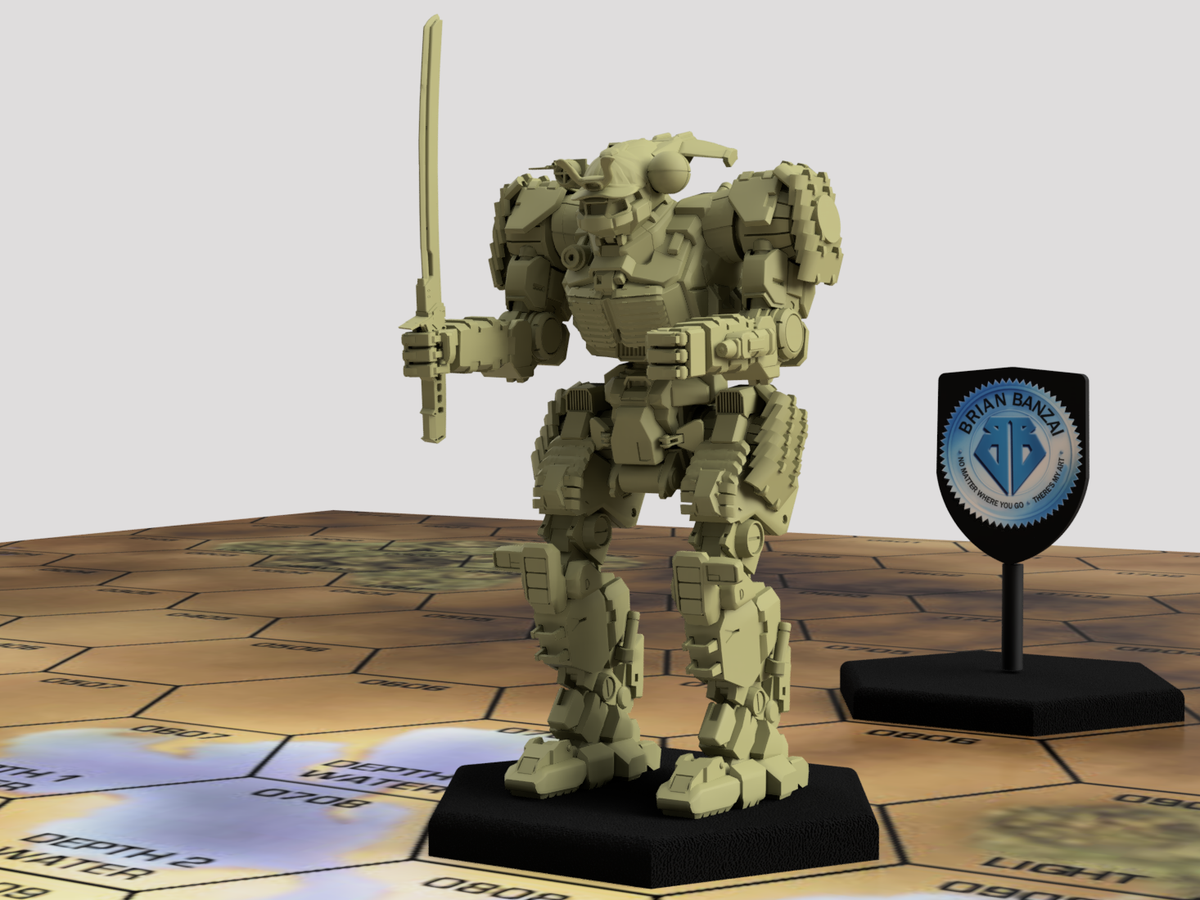 HATCHETMANソフビ Hatchetman HCT-5K | Brian Banzai Exclusive BattleMech | Battletech