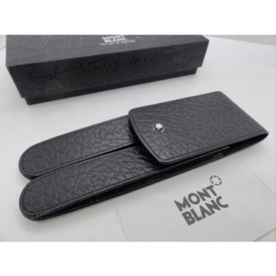 稀な未使用の稀少モデル逸品！GLOVE型極厚本革製ペンポーチ2本差し★モンブラン 稀な未使用の稀少モデル逸品！GLOVE型極厚本革製ペンポーチ