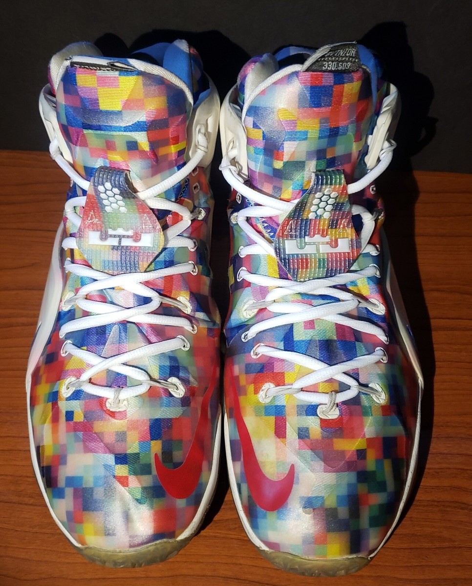 RARE-Size 12 - Nike LeBron 12 EXT Prism - Finish Your RARE-Size 12 - Nike LeBron 12 EXT Prism - Finish Your