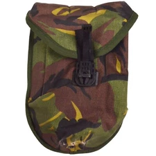 Dutch British Army Issue Medium Shovel Cover Tool Pouch Woodland DPM Camo