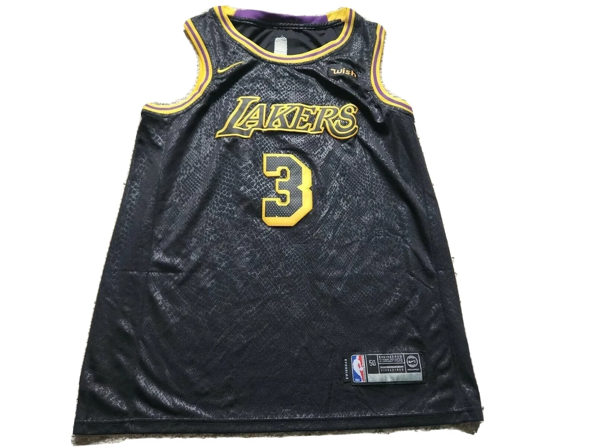 Nike NBA Lakers Anthony Davis Swingman Jersey Black