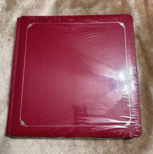 New Creative Memories 12x12 Album Red Foil Retired Includes Pages
