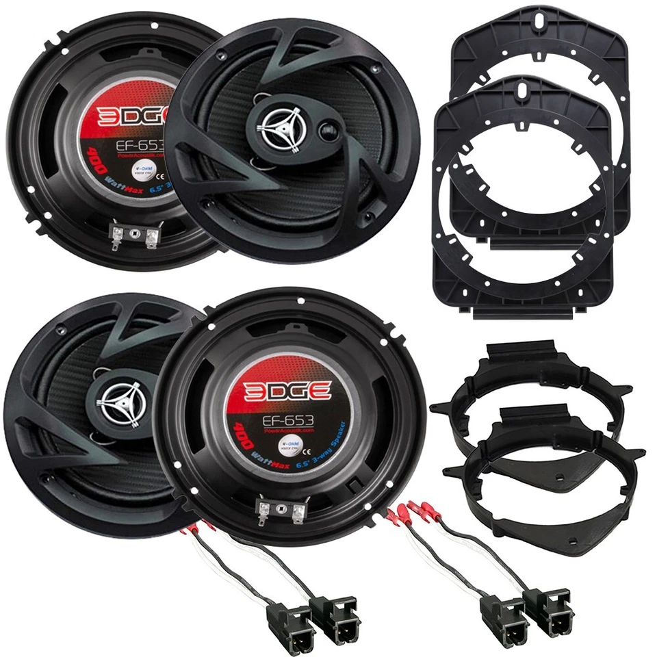 4)400Watts 6.5" EF.653 Door Speakers for 2007-2013 Silverado Sierra extended cab - Image 2 of 4