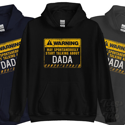 WARNUNG KANN SPONTAN ANFANGEN ÜBER DADA HOODIE ZU REDEN