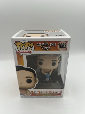 Funko Pop! Andy Stitzer Waxed – 40 Year Old Virgin Vinyl-Figur, 9,5 Cm, Inkl. EcoTek Boxenschutz