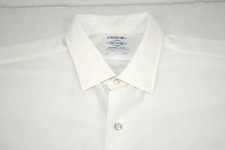 Vintage Arrow Long Sleeve Shirt Size L 60s White Perma Iron Classic Fit Made USA