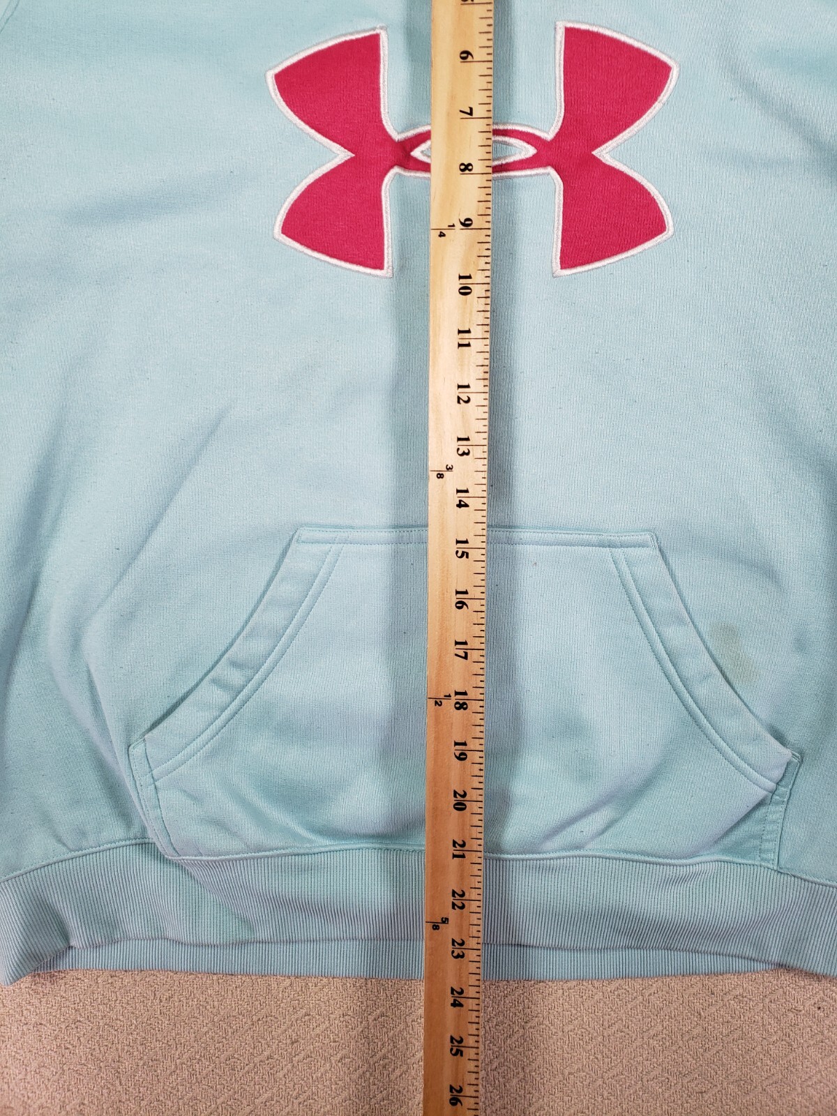 Under Armour Sweater Womens Large L Hoodie Fleece Full Zip Hoodie Long