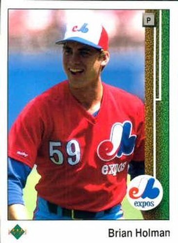 #356 Brian Holman - Montreal Expos - 1989 Upper Deck Baseball - Picture 1 of 1
