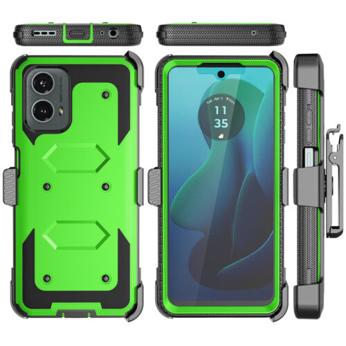 For Motorola Moto G 5G 2024 2023 Phone Case + Screen Protector Belt Clip Cover - Picture 31 of 34
