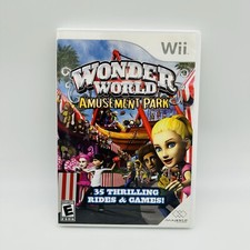 Wonder World Amusement Park (Nintendo Wii, 2008) ☆Complete☆Tested☆ Video Game