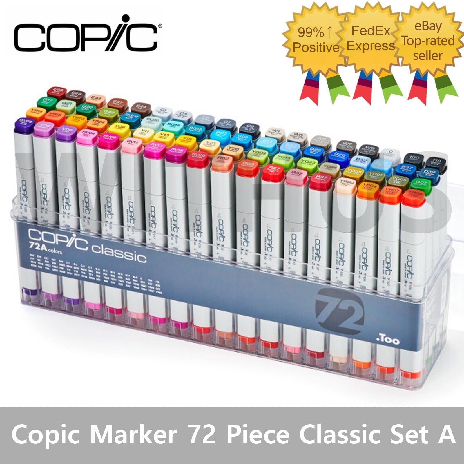 Copic Twin Marker 72 Piece Twin Classic Set A - Artist Markers Anime Comic  Manga