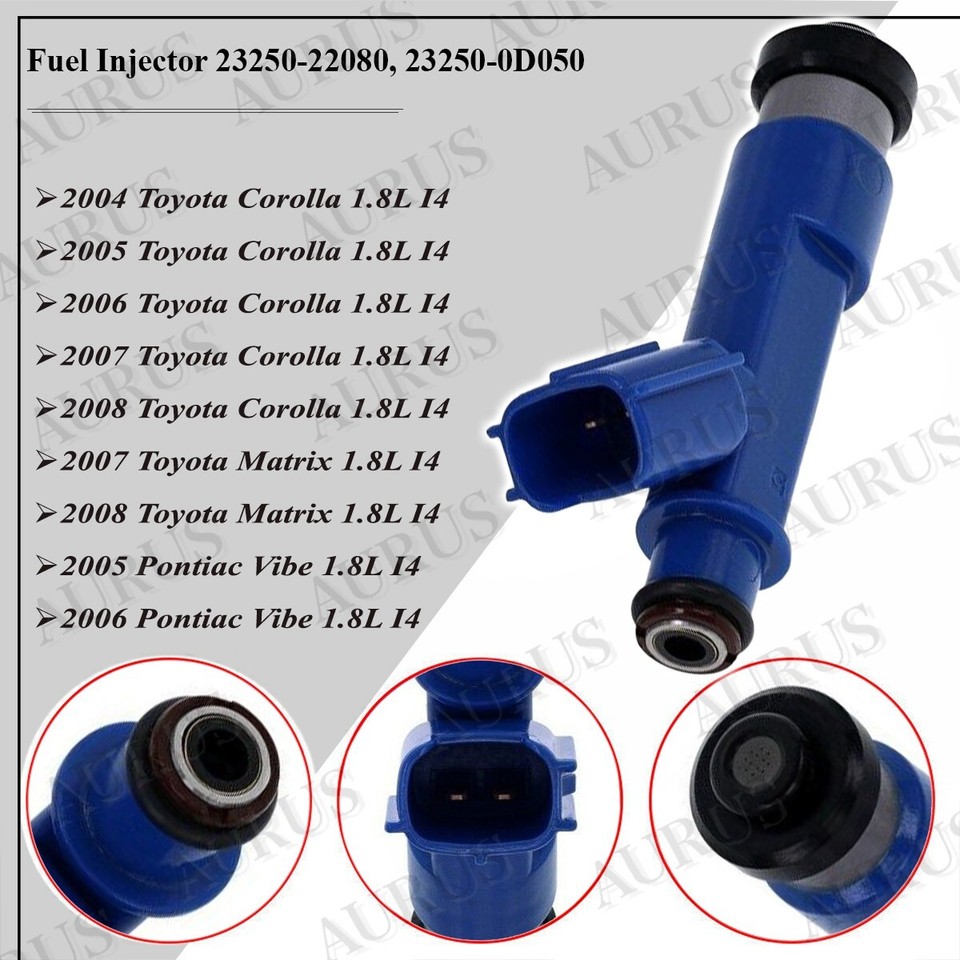 4 STUKS 23250 28030 23209 29025 23209 28030 Injector Nozzle, voor