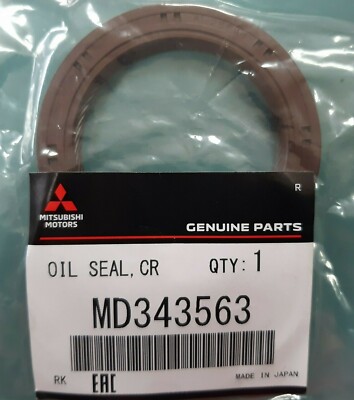Genuine Mitsubishi L200 2.5 TD Front Crank Oil Seal MD343563 for
