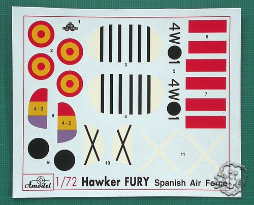 Amodel 1:72 Hawker Spanish Fury #72139 - Picture 7 of 7