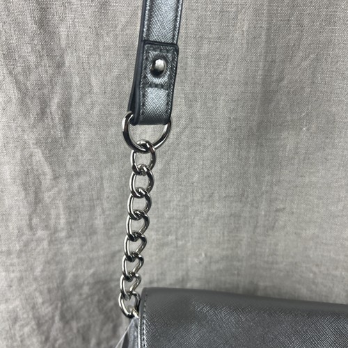 Jones New York Signature NWT Womens Gray/Silver Small Adjustable Crossbody Purse - Picture 20 of 21