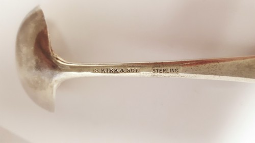 S KIRK & SON Sterling Silver 5-1/4" Ladle Roses Antique Sauce Gravy NO MONOGRAM - Picture 14 of 22