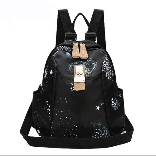 Oxford Cloth Bag Floral Printed Shoulder Bag Women's Backpack Student Backpack - Picture 37 of 38