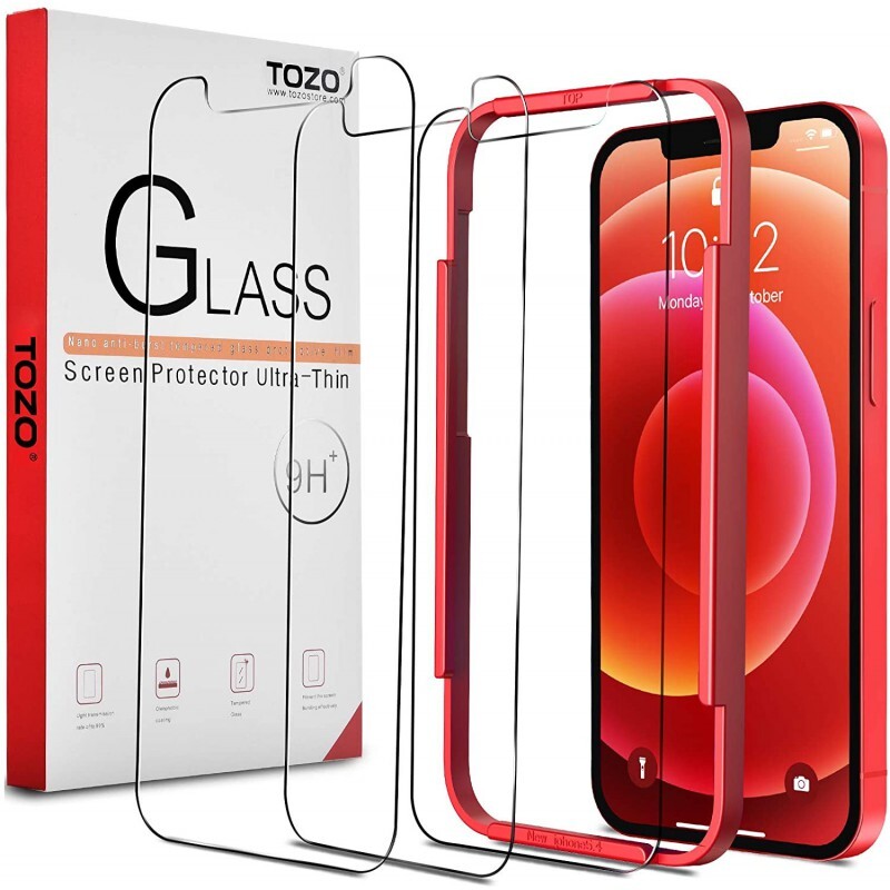 3 Pack TOZO Premium Tempered Glass for iPhone 12 Mini Screen Protector