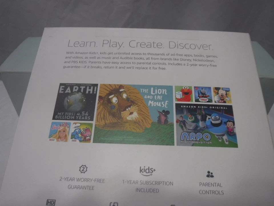 Amazon - Fire HD 8 Kids Ages 3-7 (2022) 8 HD tablet with Wi-Fi 32GB Blue NEW! - Image 3 of 4