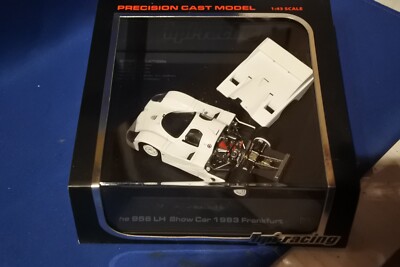 HPI RACING 1/43 PORSCHE 956 LH WHITE FRANKFURT 1983 SHOWCAR NEU VERSIEGELT