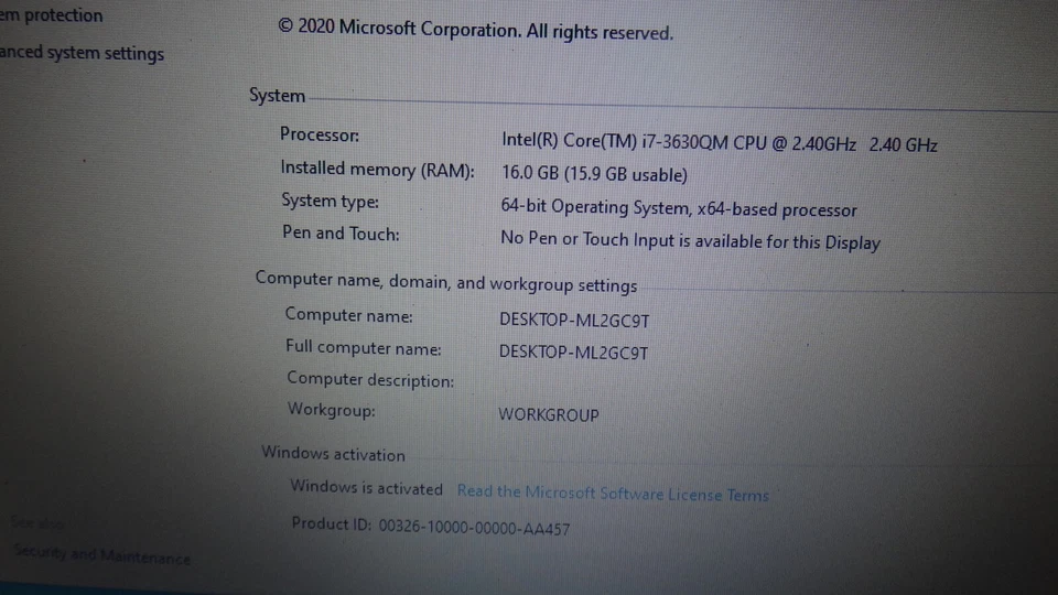 Toshiba Satellite S855-S5254, 15.6", I7, 16 GB, 1TB, Wins10, good laptop - Image 2 of 4