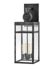 (Set of 2) Hinkley Lighting Porter 2809DZ-LL Extra Large Wall Mount Lanterns