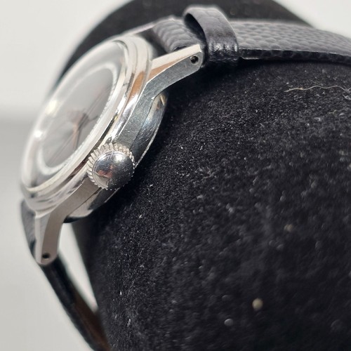 VTG Mido Multifort Ladies Super-Automatic Watch 1950s Black Leather Strap 25mm - Picture 4 of 12