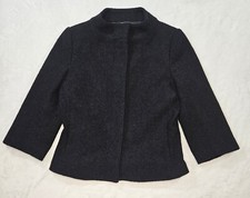Isaac Mizrahi For Target Black Tweed Medium Jacket