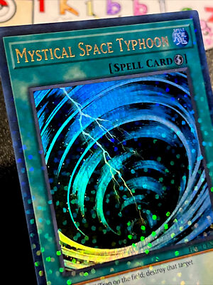 Mystical Space Typhoon HAC1-EN023 NM 1st Ed Ultra Rare Shatter Holo YuGiOh Card!
