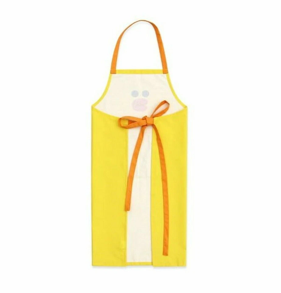 Line Friends SallyBrown Kitchen Yellow Brown Apron Yellow for Adult - Image 2 of 4