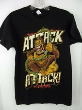 ATTACK Gorilla Hot Topic T Tee Black Shirt Sz Teen Boys NWOT