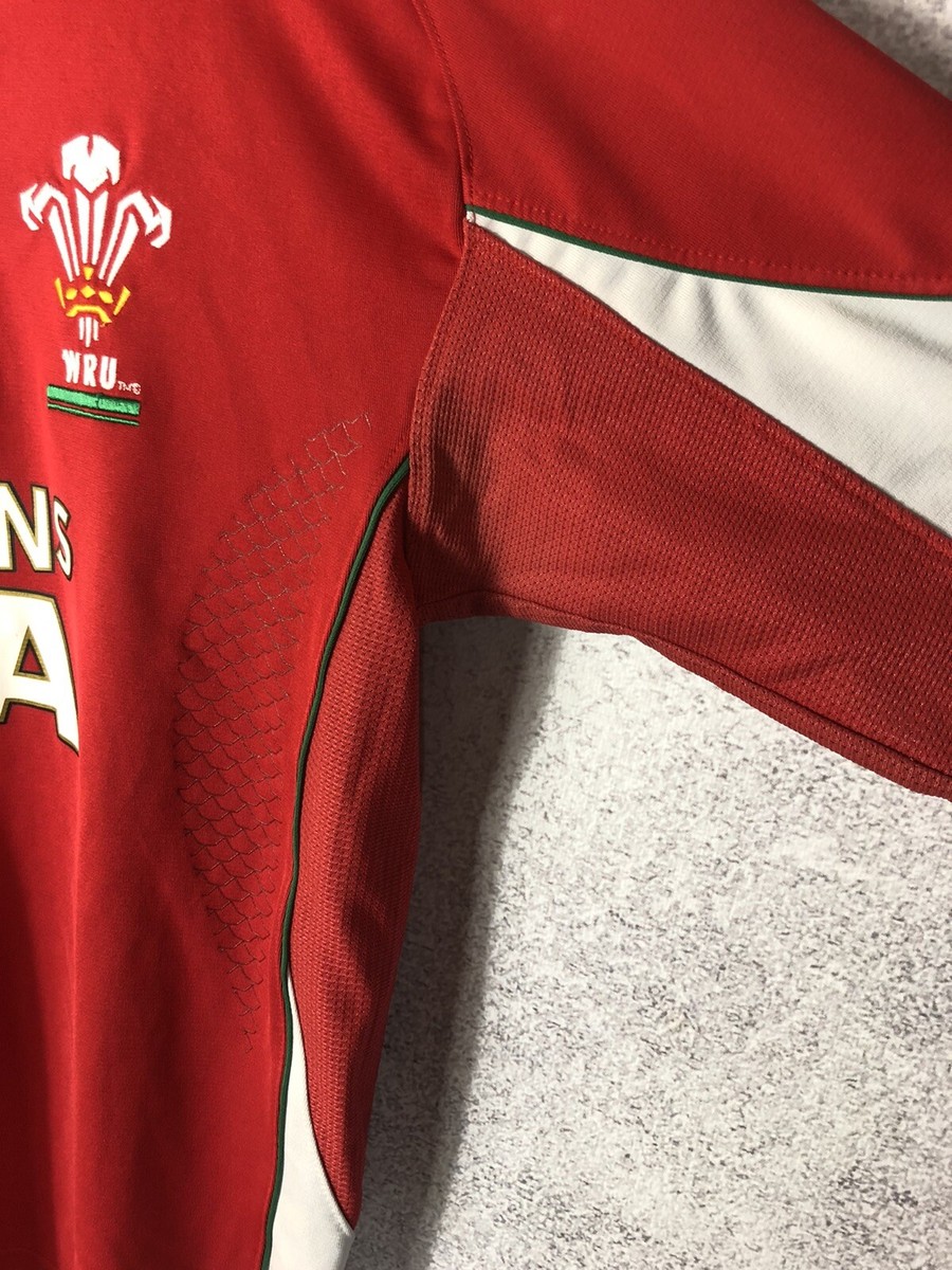 Under Armour Wales WRU Rugby Union National Jersey Mens Calon