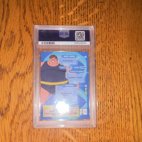 Topps 2025 Finest X-Men '97 Blob #47 Gold Refractor PSA 10 Serial #/50 - Picture 2 of 3
