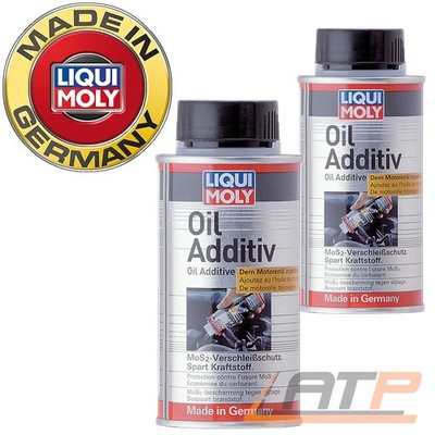 2x 125ml LIQUI MOLY OIL ADDITIV MoS2-VERSCHLEISS-SCHUTZ ÖL-ADDITIV