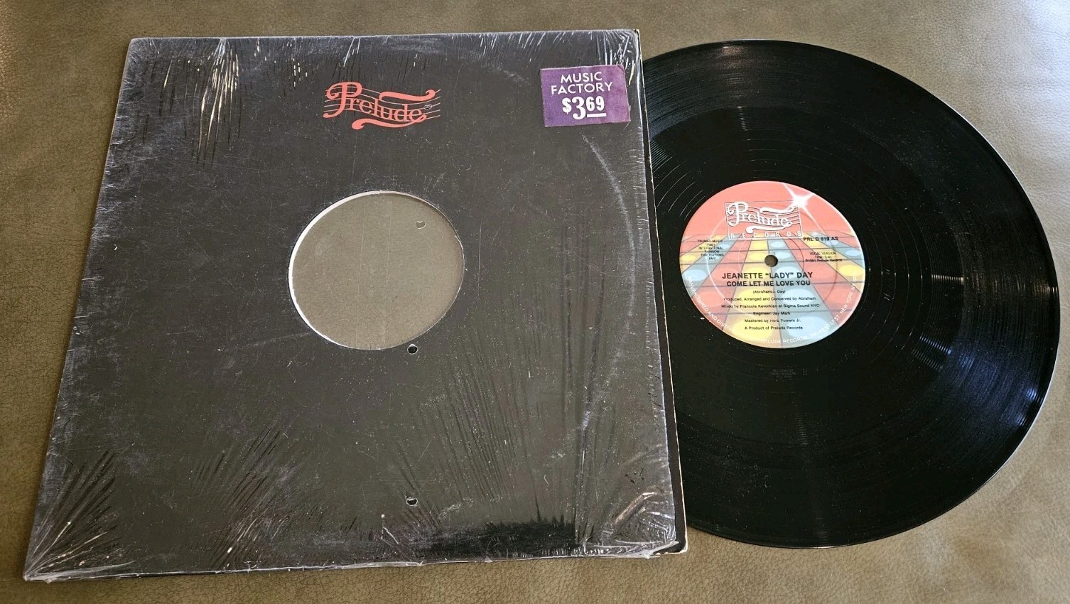 Jeanette Lady Day Come Let Me Love You 12" PRLD619 Prelude VG+/EX 1981 Vinyl 