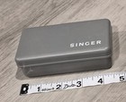 Singer Sewing Macine Accessories In A Gray Plastic Case — photo 1