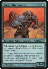 Karn, Silver Golem (Oversized) [Commander's Arsenal Oversized] Foil Near Mint M