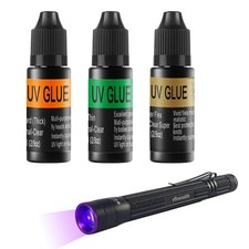 UV Clear Glue Thick Thin Flew+UV Power 395nm ...