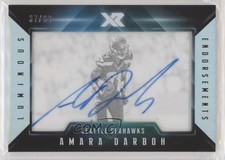 2017 Panini XR Luminous Endorsements 37/99 Amara Darboh #LE-AD Auto 2r6