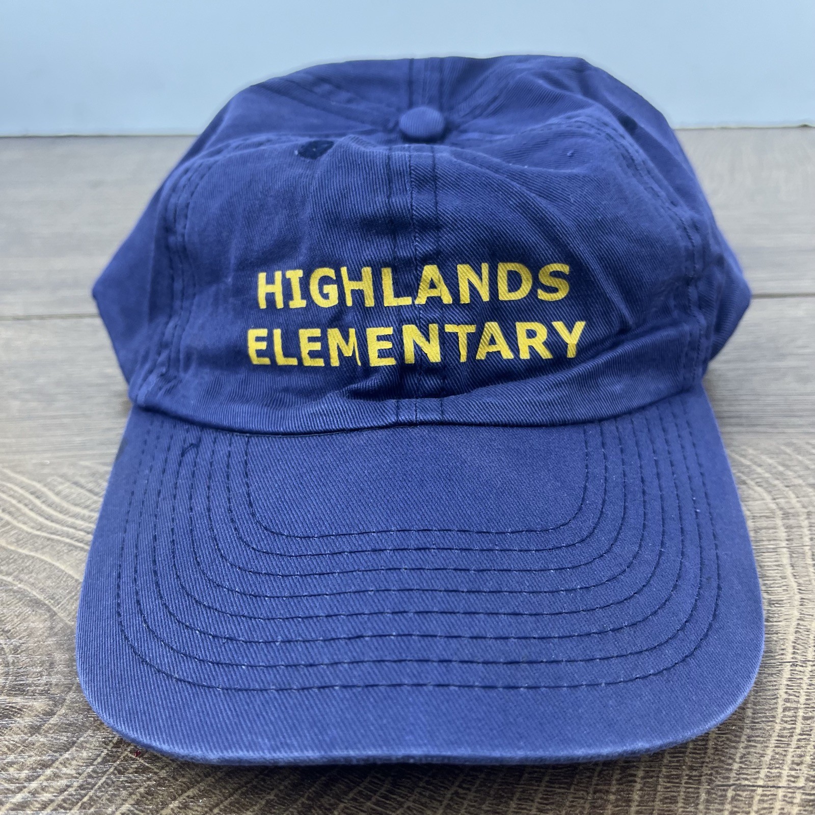 Highlands Elementary Snapback Hat Blue Adjustable… - image 2