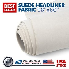 Headliner Fabric with Foam Backing for Car Ceiling Fabric Repair 98"X60" Beige