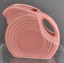 MINI DISK PITCHER Creamer ROSE Pink FIESTA  5 OZ. Fiestaware